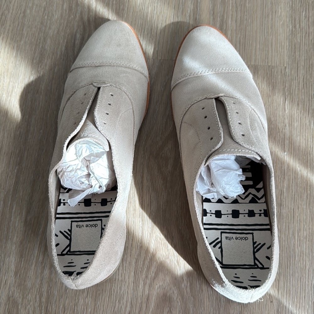 Dolce Vita Suede Oxford Loafers - Picture 3 of 7